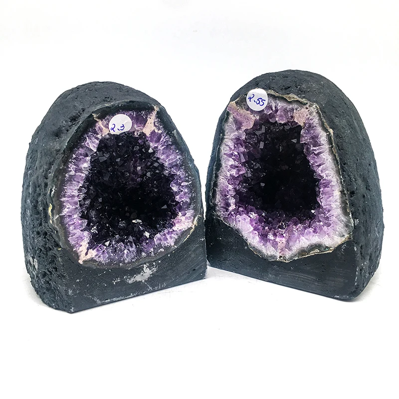 Wholesale Natural  high quality dark purple amethyst geode rough crystal Uruguay amethyst cave crystal crafts for decoration