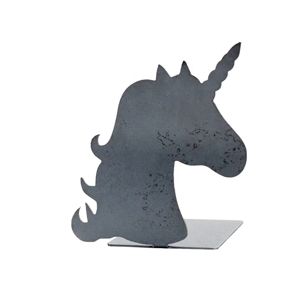 Laser Cut Metal Child Book Ends Dinosaur Creative Bookends For Kids