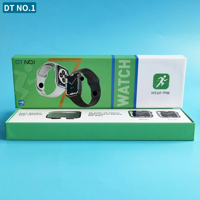 Dt No.1 Smartwatch 1.9 Inch Screen 380mAh WearPro RTL8762DK NFC Wireless Charger S7 Dtno.1 7 Smart Watch
