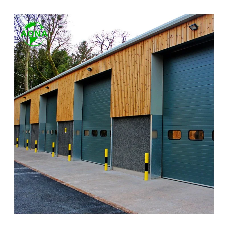 Automatic Vertical lifting Sliding Overhead Sectional Industrial Garage Warehouse Gate Door with Insulated Panel