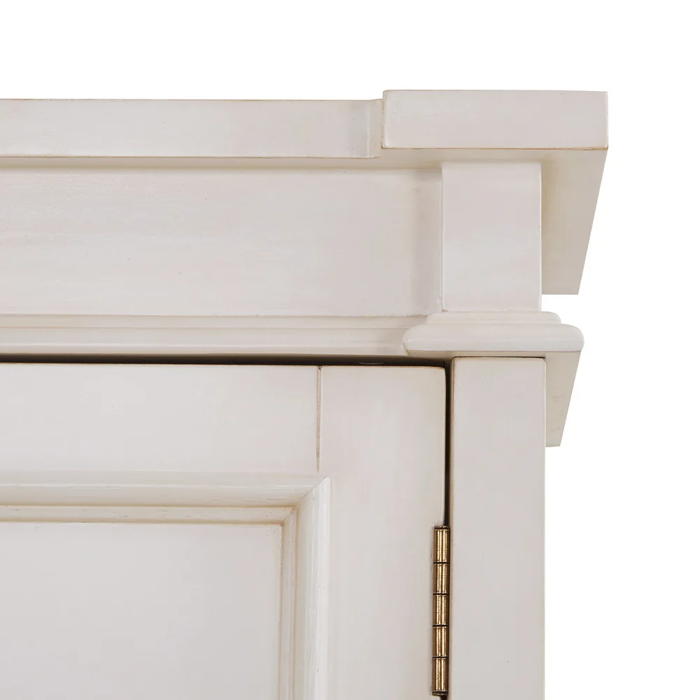 High-end wine cabinet designed with interior folding doors