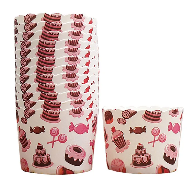 
PE Coated Cupcake Wrapper Paper Cake Baking Cups 
