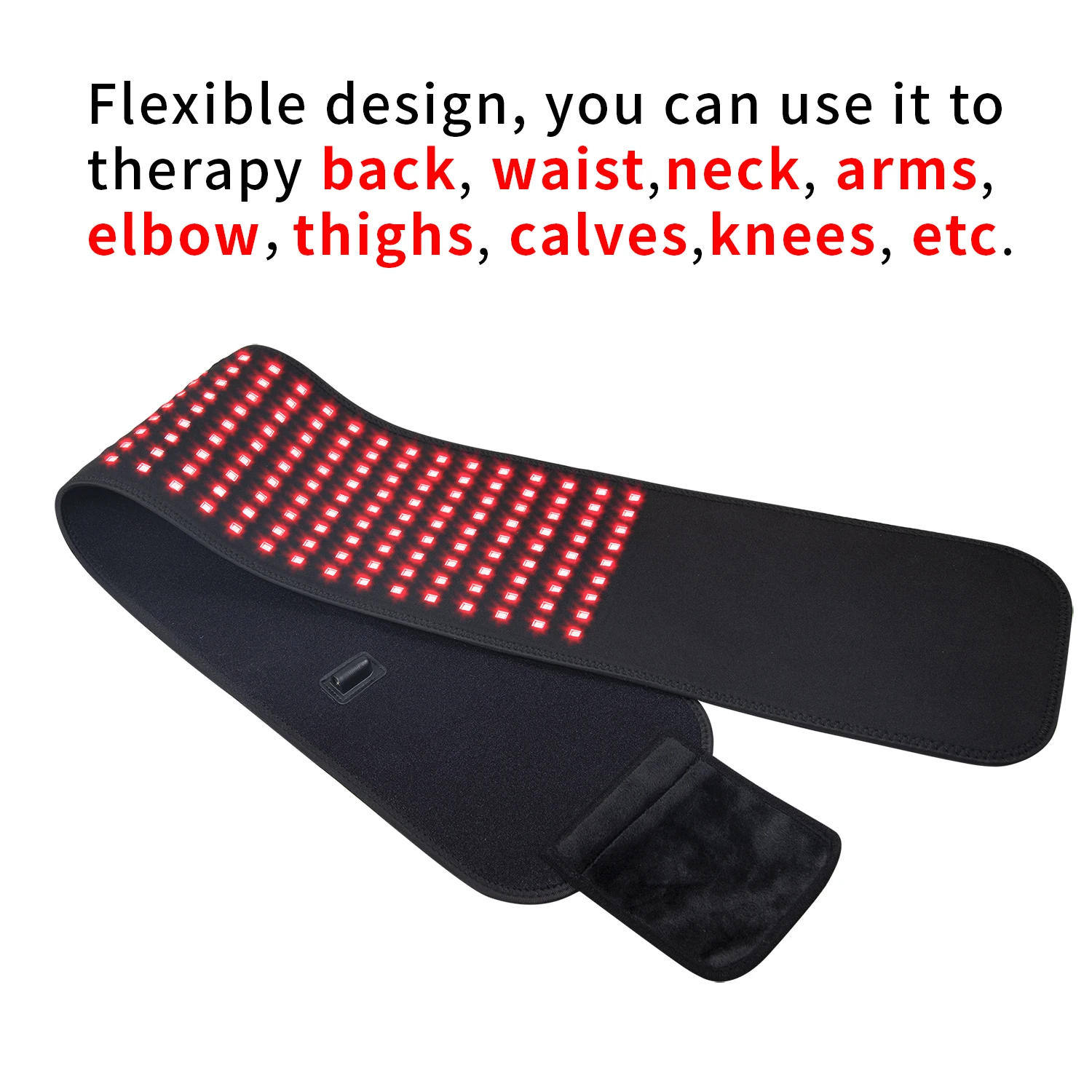 DGYAO Weight Laser Lipo Infrared & Red Light Therapy Pad Wearable Pad Wrap for Waist Muscle Pain Relief Red Light Therapy Belt