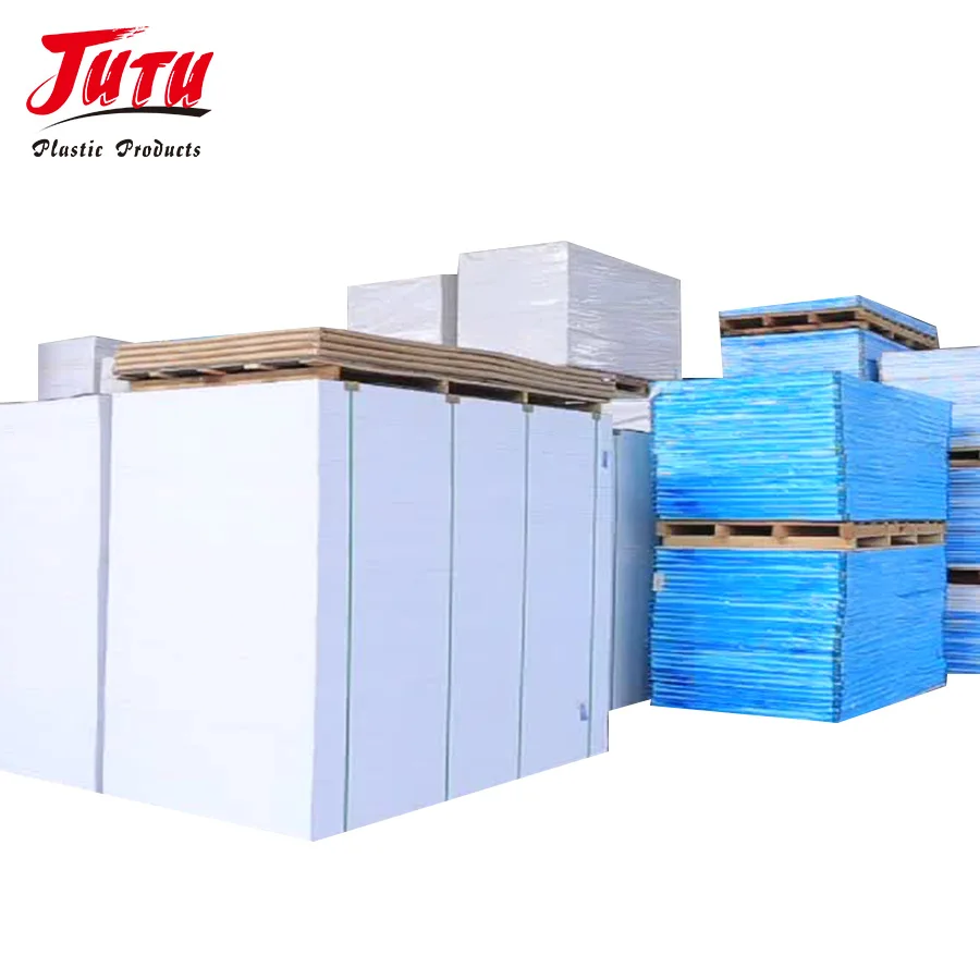 JUTU high density white PVC foam sheet white 5mm expanded PVC celuka sheet for sell