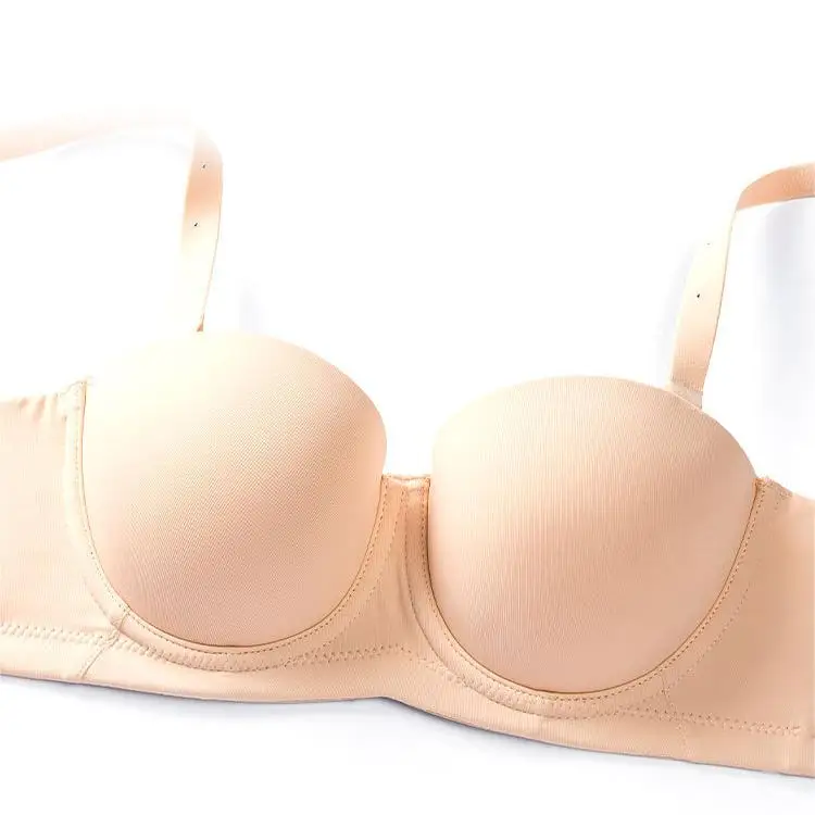 Intiflower 6608 Wholesale Women Underwire Plus Dream Curve Support Strapless Push Up Bra Anti-slip Underwear Sexy Bra