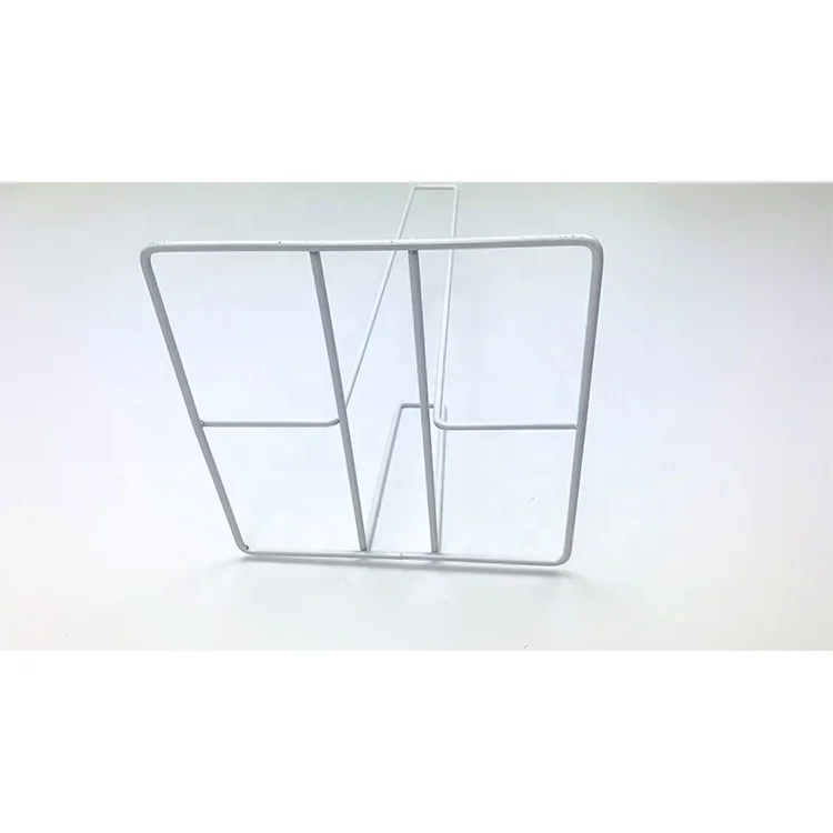 Wholesale nice price simple design metal wire standing tissue paper roll holder for kitchen toilet
