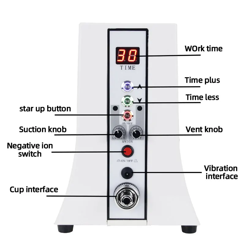 Breast Enlargement Vacuum Butt Lift Machine Butt Lifting Buttock Enhancement Machine Cups Cupping