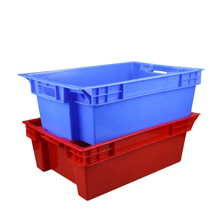 Manufacturing HDPE food grade plastic fruit shipping Agricultural crates for sale