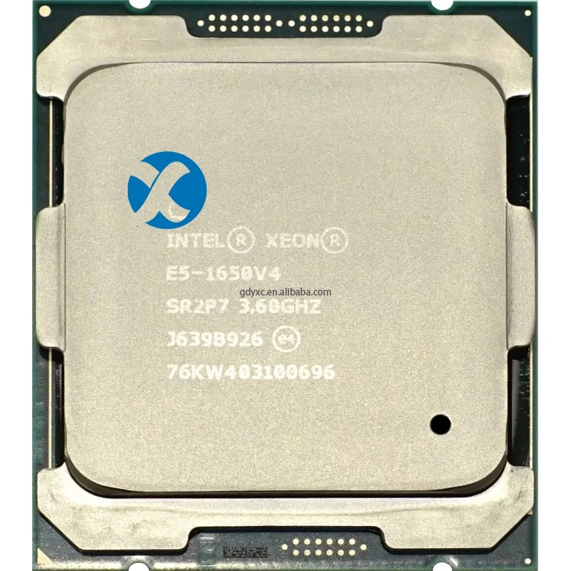 Brand New Intel Xeon 6 Core 12Threads 3.6GHz 15MB Cache 140W Server Processor E5-1650 v4 CPU for Server