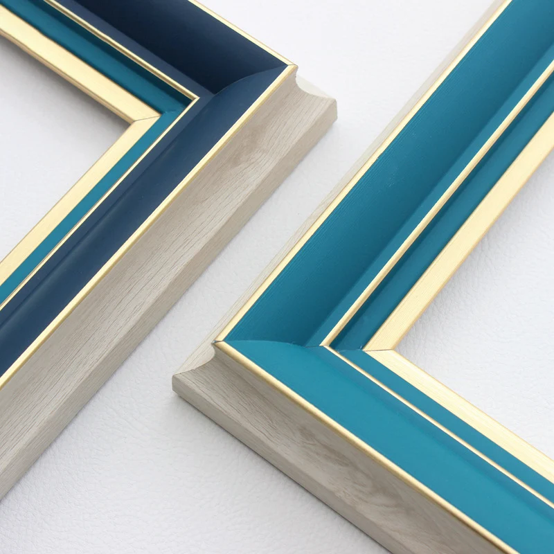 
Hot Sell Custom Modern Art Decor PS Foam Photo Mirror Frame Moulding 