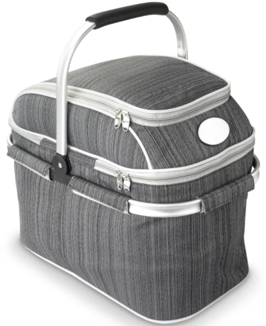 New custom high quality 4 persons set picnic cooler basket