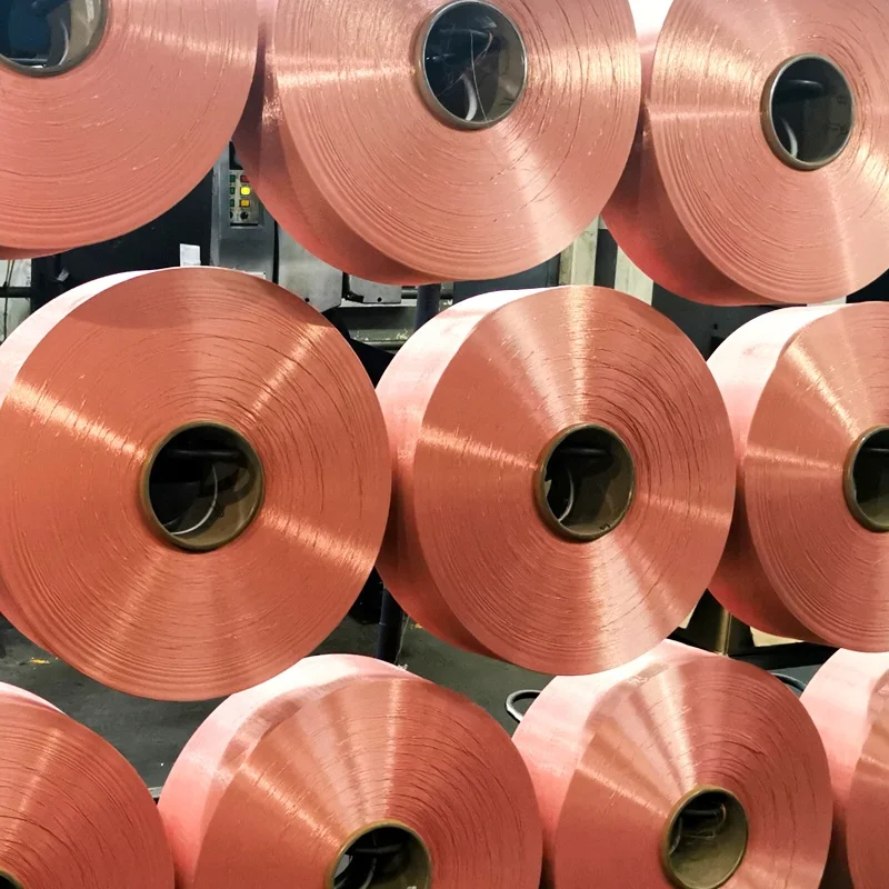 AA Grade Colorful Polyester Filament Yarn 300D Fdy