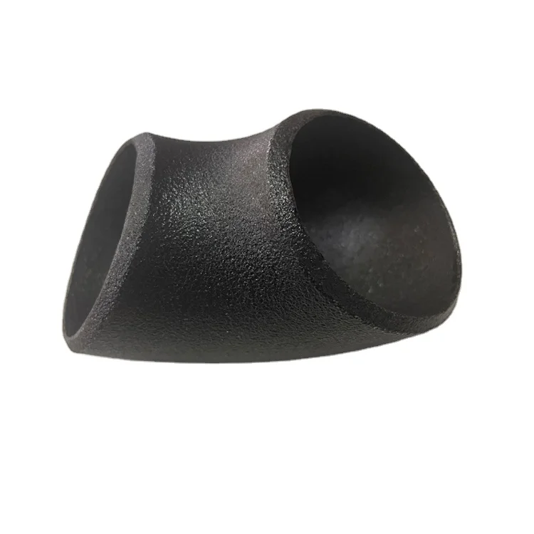 Pipe Tubes Fitting 45 / 180 / 90 Degree Black Paint Seamless Carbon Steel Elbow Butt Stainless Welded Elbow Long Elbow
