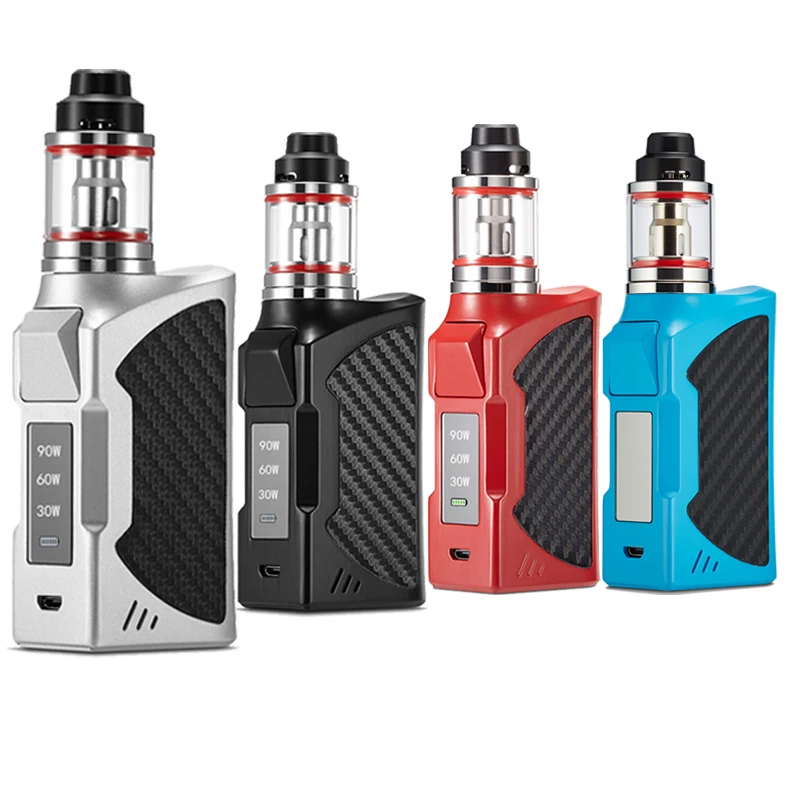 LEXINTONG L3 electronic cigarette kit with 2ML tank 2200mAh battery box mod 90W vape pen