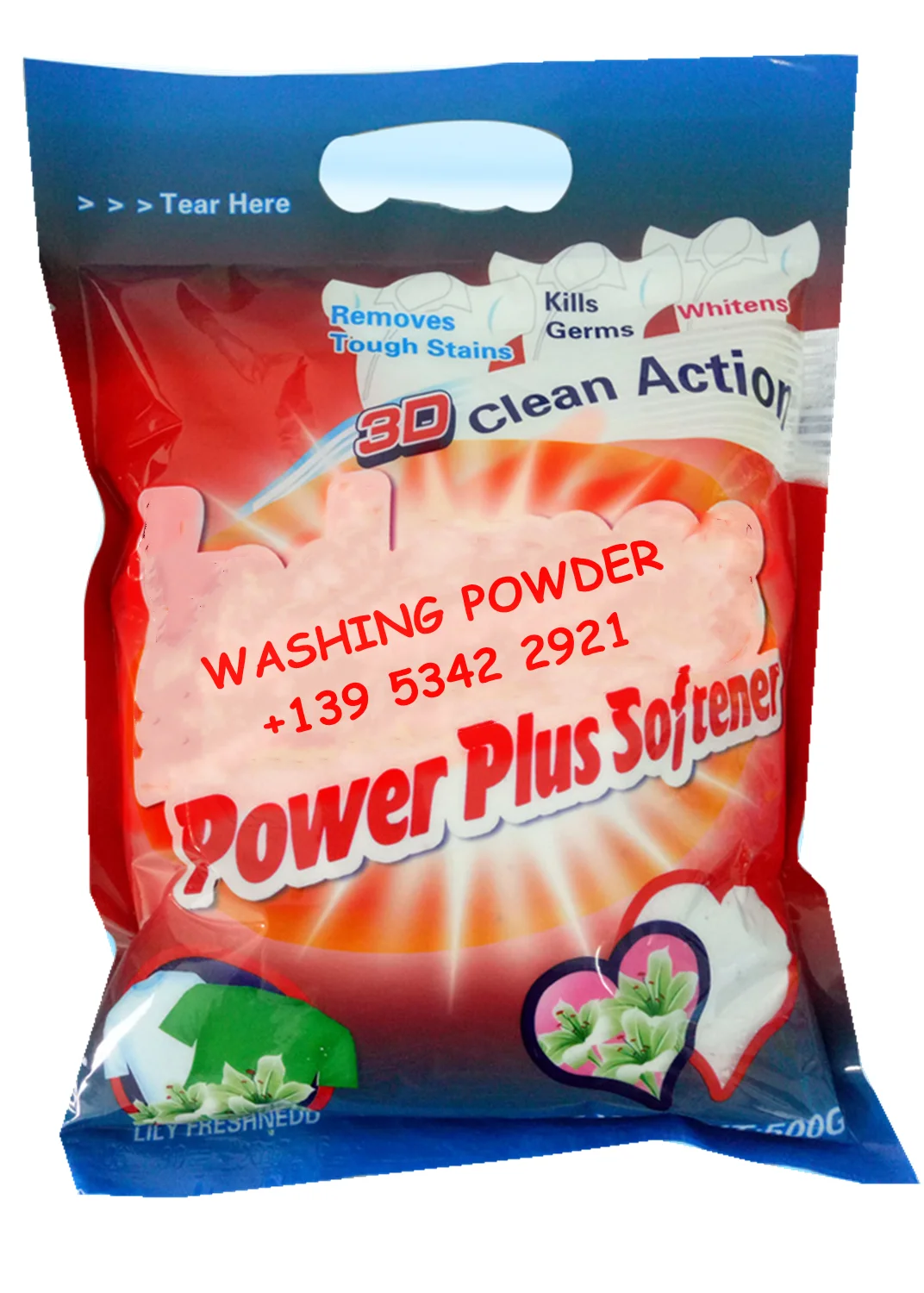 china OEM washing powder detergent  /laundry detergent powder with nice perfume