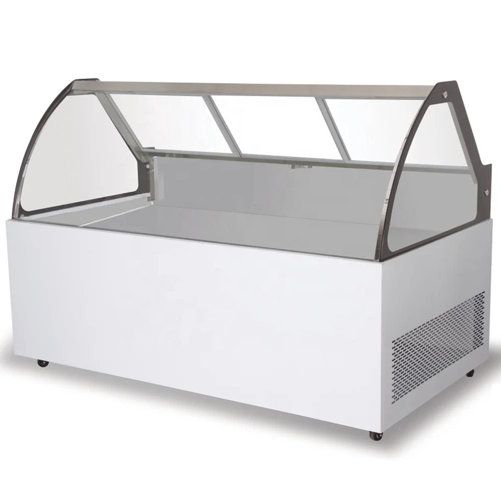 Fish Meat Chiller Commercial Showcase Butcher Shop Meat Display Freezer Refrigeration Equipment