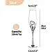 Wholesale Creative Heart Set Diamonds Champagne Flutes Wedding Glasses Toasting Cups Gift Sets Engagement Wedding House W