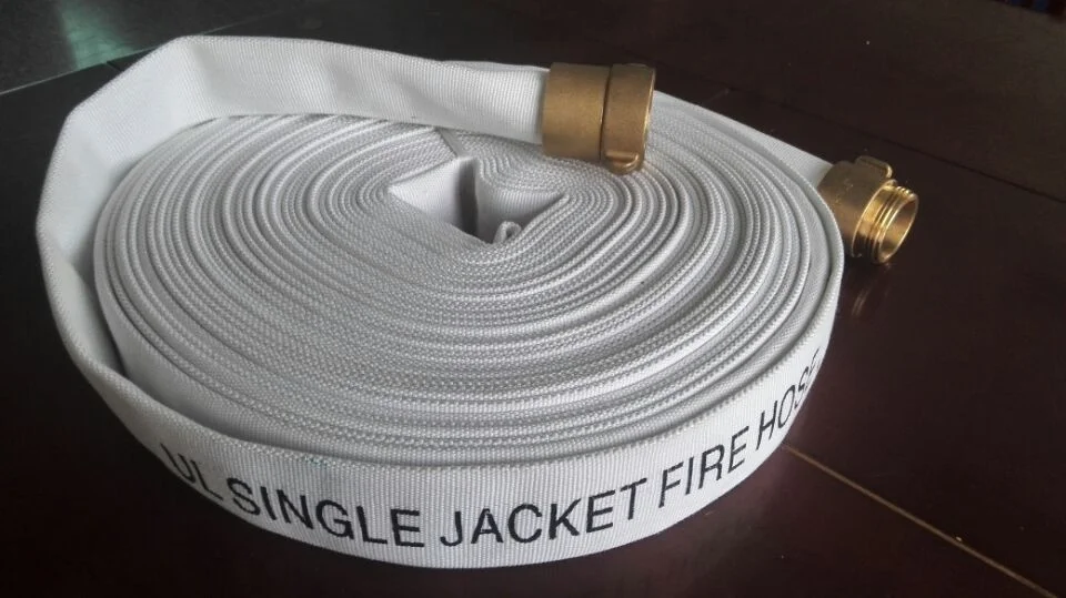 Пожарный шланг с одной оболочкой UL 1,5 дюйма с латунной муфтой