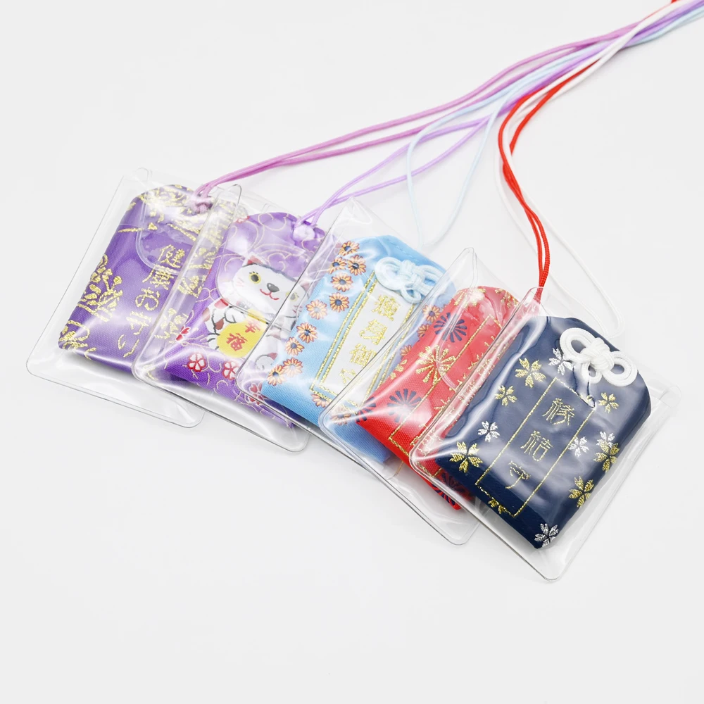 Hot Sale Japanese Amulet Creative Diy Custom Omamori Japan Style Bring You Luck Wish Pray Omamori Bag