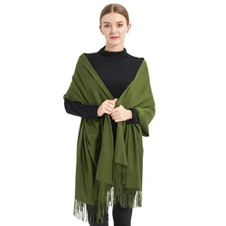 pack pashmina scarves custom dark green scarf shawl pashmina wholesale shawl for women