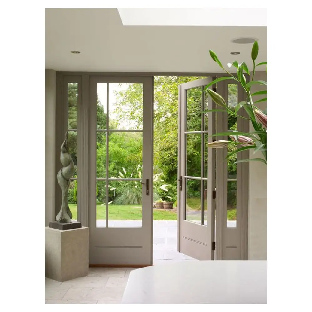 Ace Top Design Aluminum Profiled Swing Doors Aluminum Glass Swing Door With Frosted