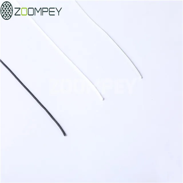 Quality polyester pull cord for pleated mesh wear resistant gray PET rope thread plisse mosquito net folded mesh wire accessory