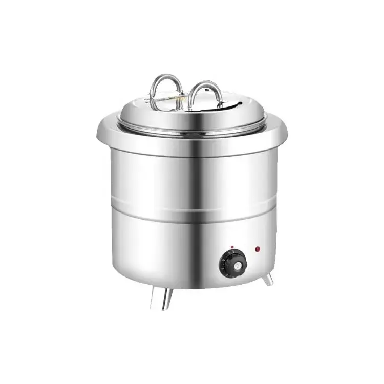 New Product Popular Commercial Restaurant 10L Electric Soup Pot Stainless Steel Heat Soup Warmer