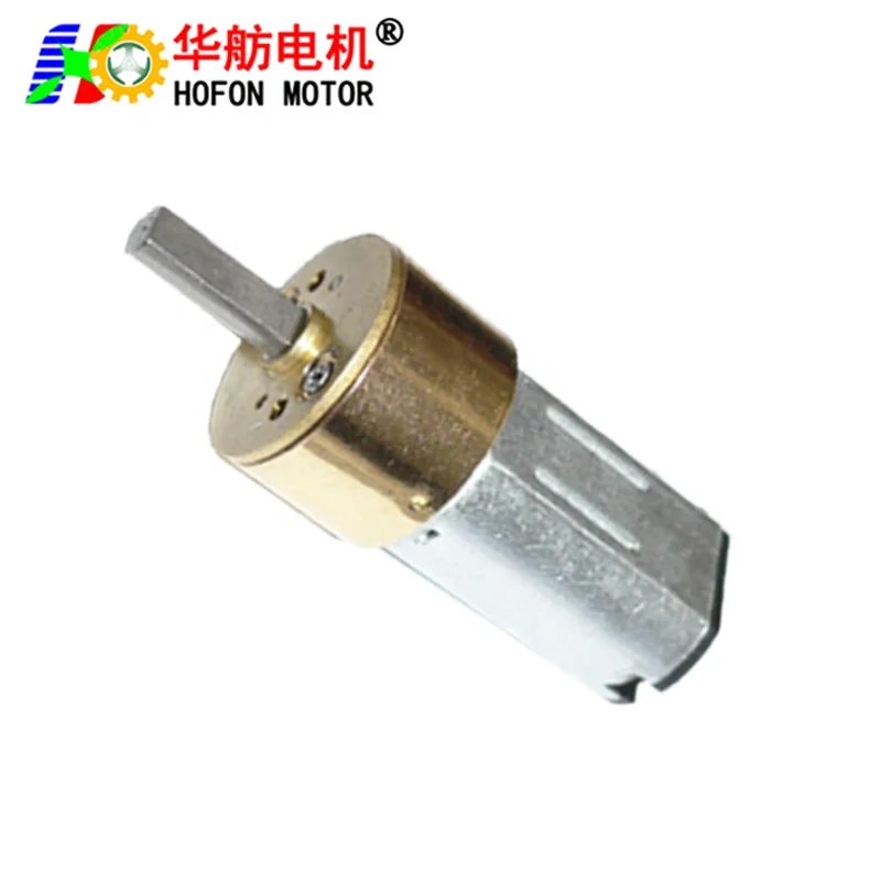 Hofon 14mm GM14-N30 1.5v 3v 3.7v 4.5v 5v 6v 7.4v 9v 12v electric mini small brush high torque permanent magnet reducer motor