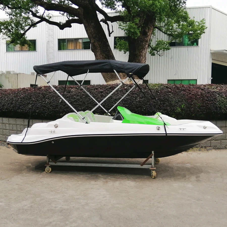 China 4 Person Mini Luxury Yacht Speed Boat with Fiberglass