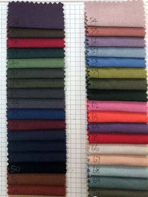 high quality in stock COARSEDRILL woven cotton fabric double twill khaki fabric for suit, pants, suits