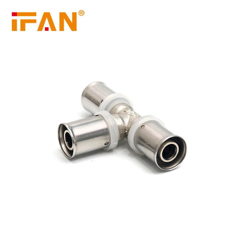 Ifan Good Quality Fittings PEX and High Pressure Pex Pipe Fitting Brass Press Fitting for Water Pipe