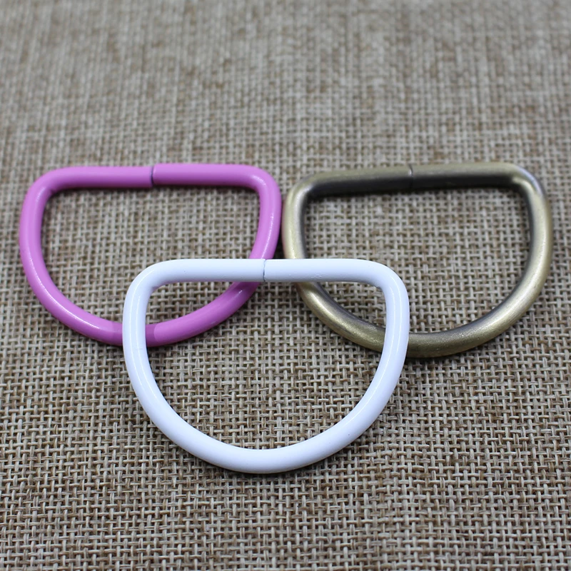 High quality hot sale custom metal d ring belt buckle for bag strap