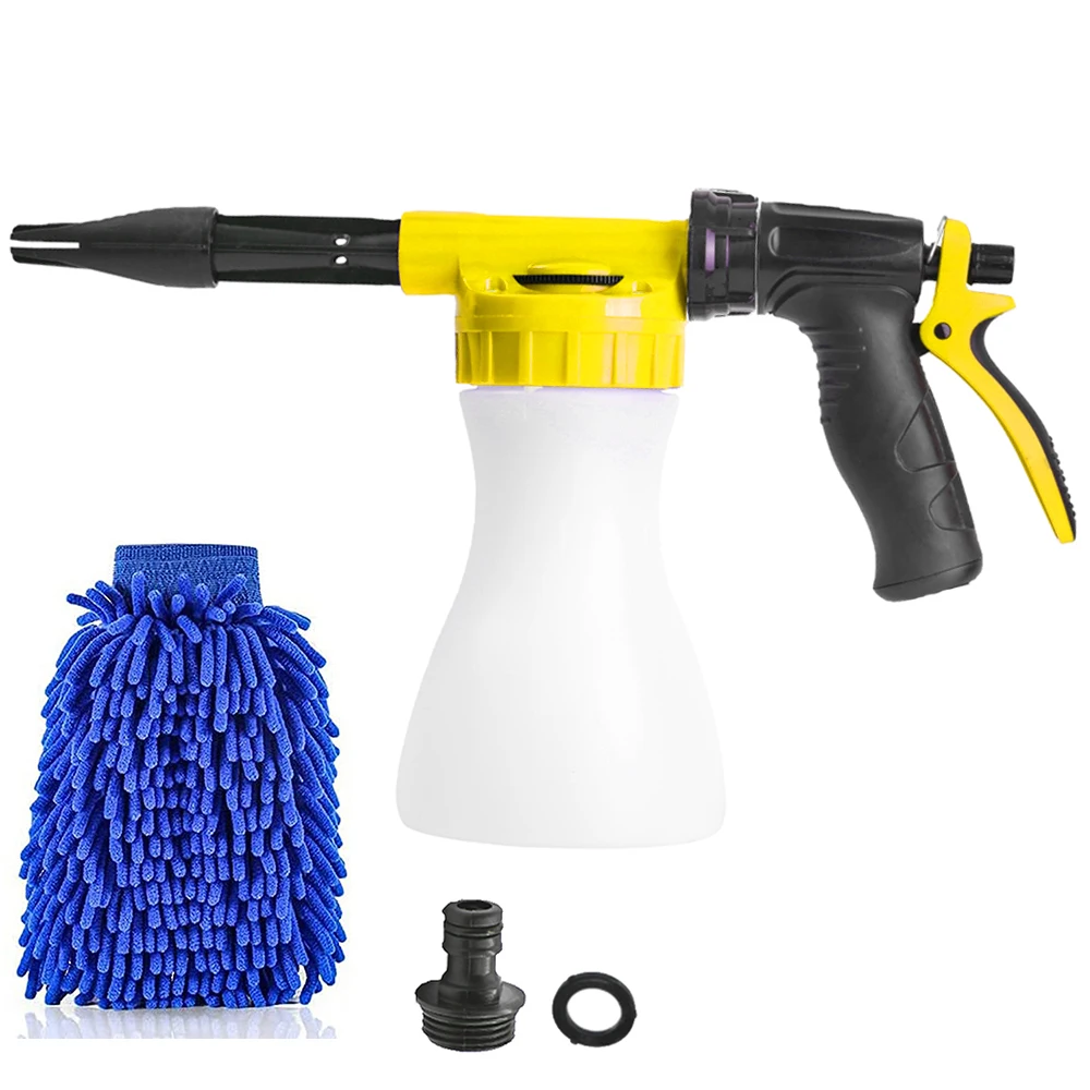 2022 Garden Hose Lance Water Gun 0.9L Capacity Lightweight Garden Water Nozzle Spray Widely Used Plastic Snow Foam Lance