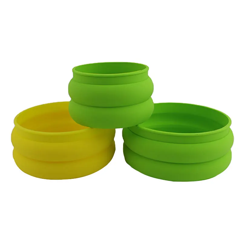 Colorful Silicone Cup Sleeve Heat Resistant Glass Water Bottle Cup Holder Silicone Coffee Cup Sleeves