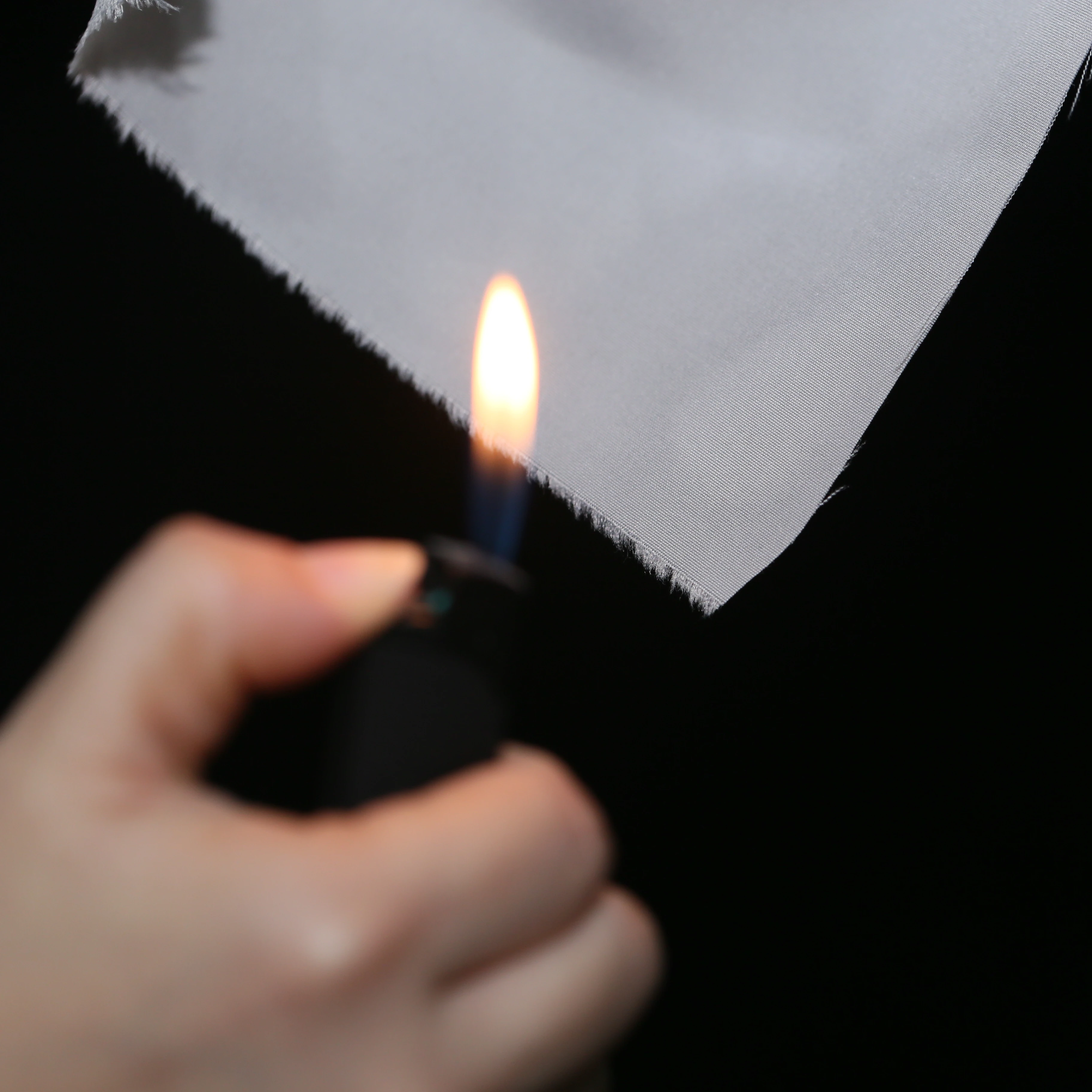 Хлопчатобумажная ткань FR 100% хлопок Камбрия огнестойкая обработка белый