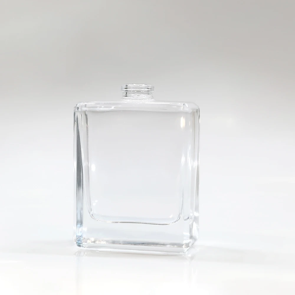 Luxury Empty Square Flat 30ml 50ml 100ml Glass Spray Perfume Bottle