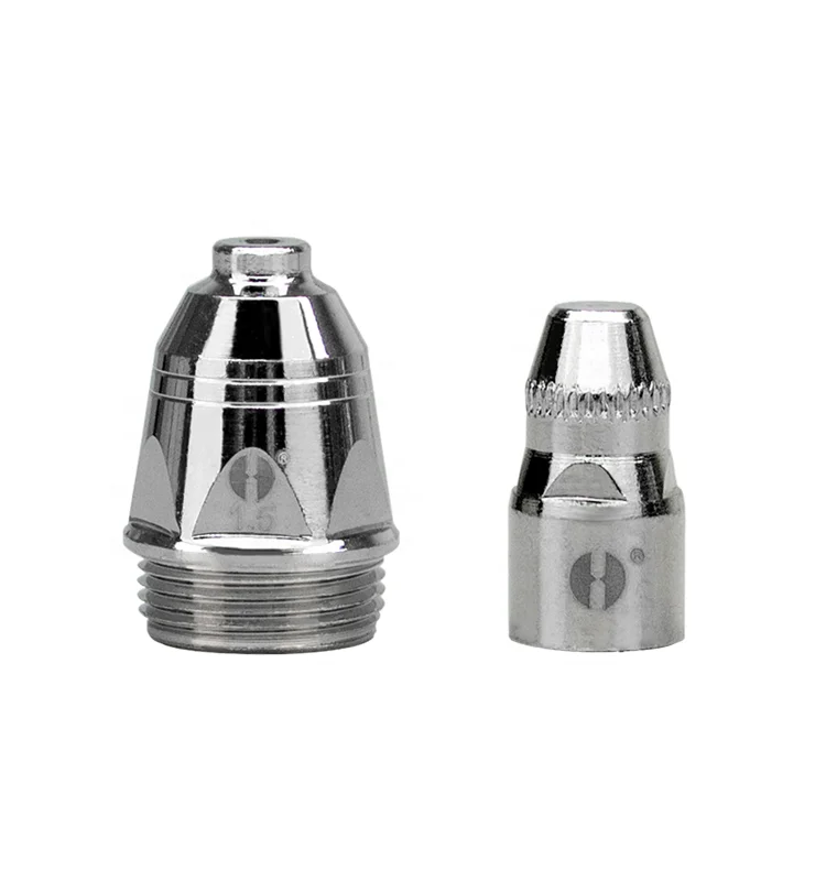 P80 spare parts plasma consumables nozzle electrode for cnc cutting machines