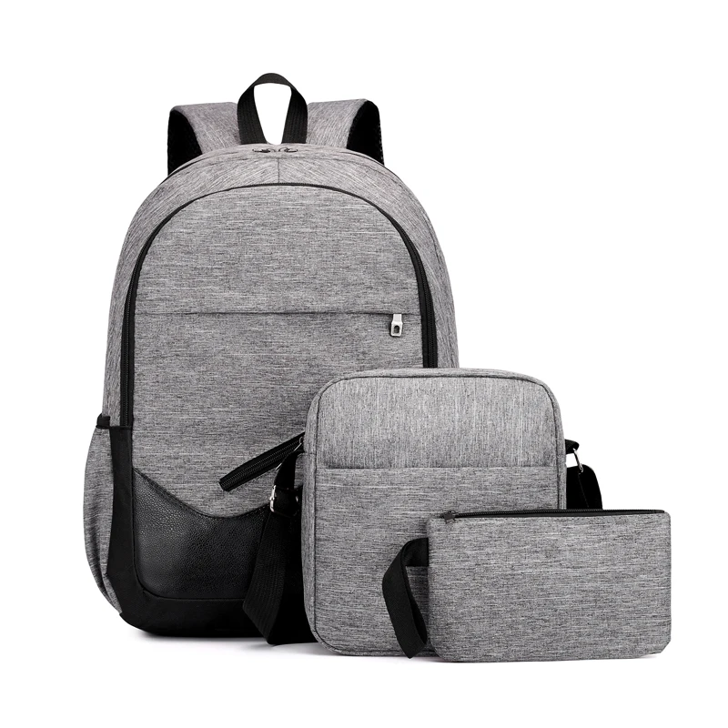 New fashion Wholesale 3 in 1 light weight leisure wholesale nylon women backpack set