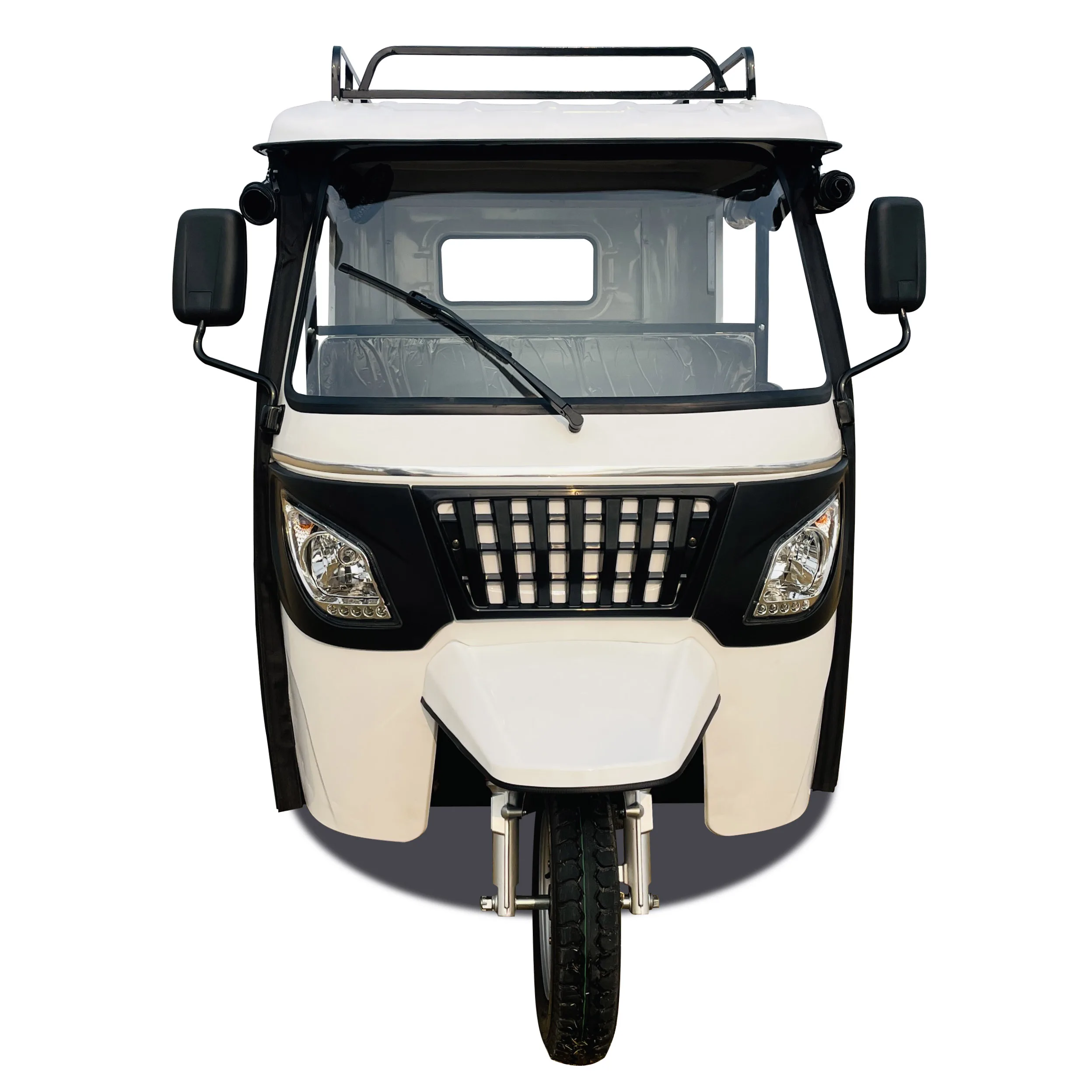 Электрический трехколесный велосипед для пассажиров 6 пассажирский Tuktuk перезаряжаемый 3-колесный мотоцикл такси продажи