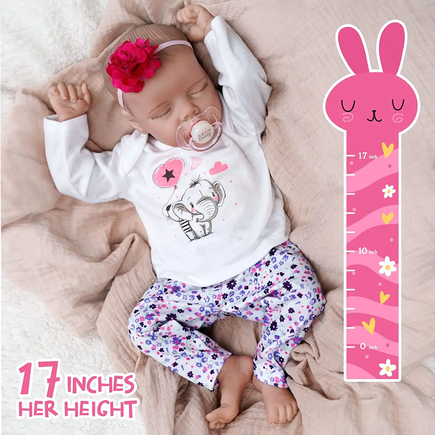 Wholesale realistic 17 inch Twin Sister Reborn Baby Doll Girl Toy Real sleeping live Bebe Reborn Reals Doll