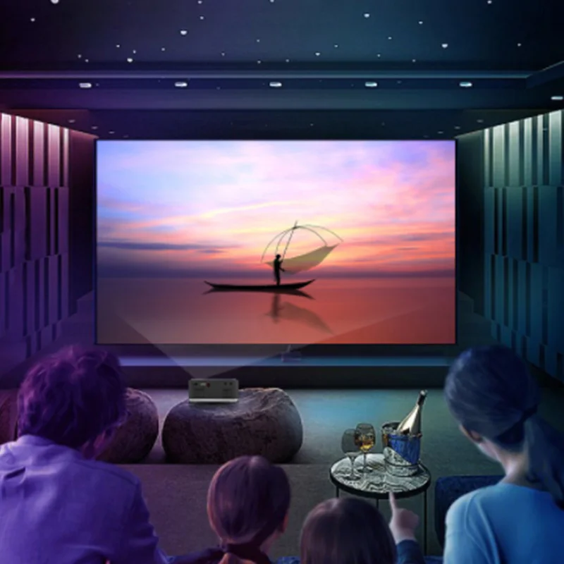 High quality 100 120 150 200 inch 16:9 4:3 aluminum frame HD movie rejecting light cinema projection screen alr projector screen
