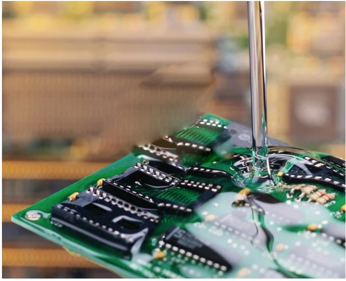 Two Component Soft Waterproof Dielectric Insulation Liquid Silicone Gel