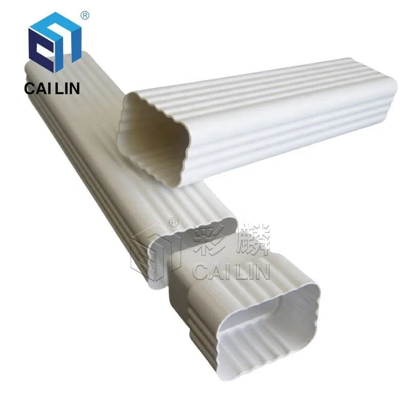 5.2/ 7 Inch High Quality Rainwater Harvesting System PVC Rain Gutter And Downspout Building Materials for House Construction