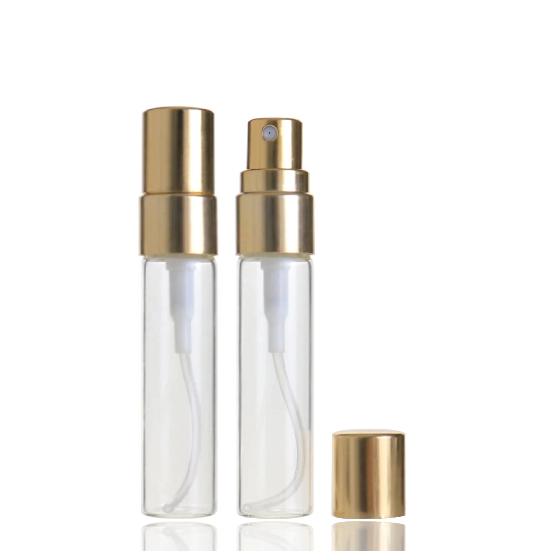 5ml Portable Perfume Bottle Empty Cosmetic Travel Sample Test Tube Thin Vials Mini Fine Mist Bottle
