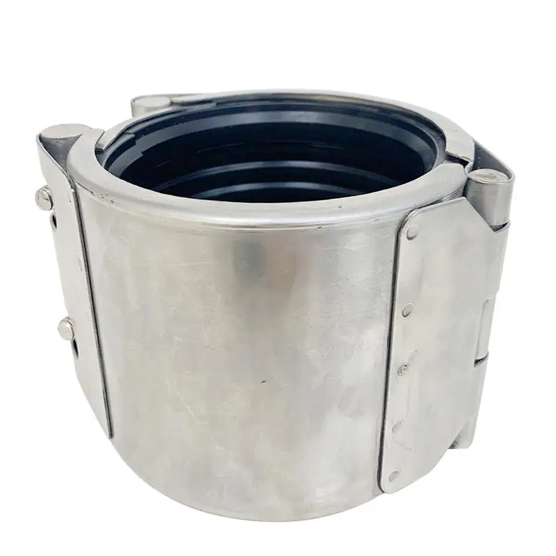 FCH Repair Gear Ring Flexible Ss304 Stainless Steel Plastic Water Pipe Joint Leakage Repair Clamp