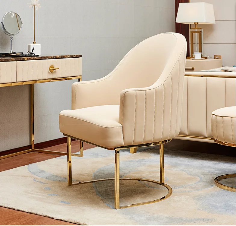 luxury sofa leather high back wing chair hotel sofa single sofa chair