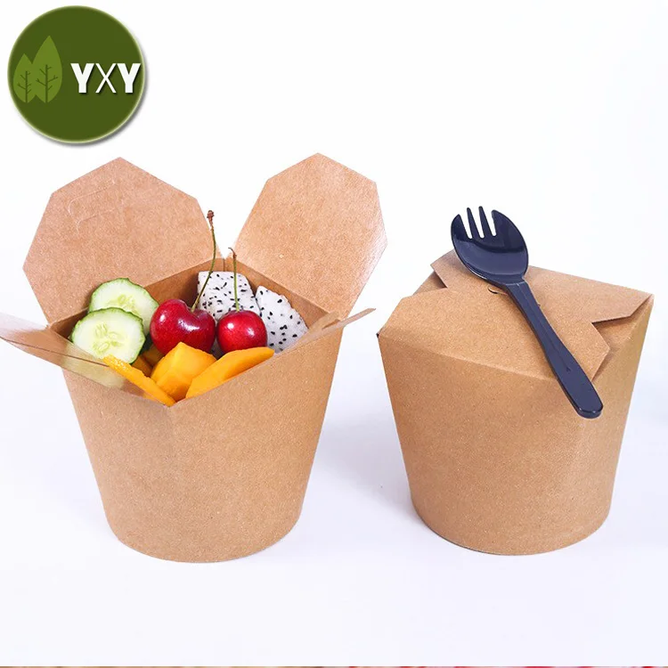 Hot Sale Noodle Takeaway Boxes China Fried Noodle Paper Box