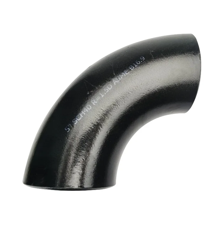 A234 WPB Seamless  45 Degree 90 degree 180 degree Carbon Steel Butt Welded Elbow bend