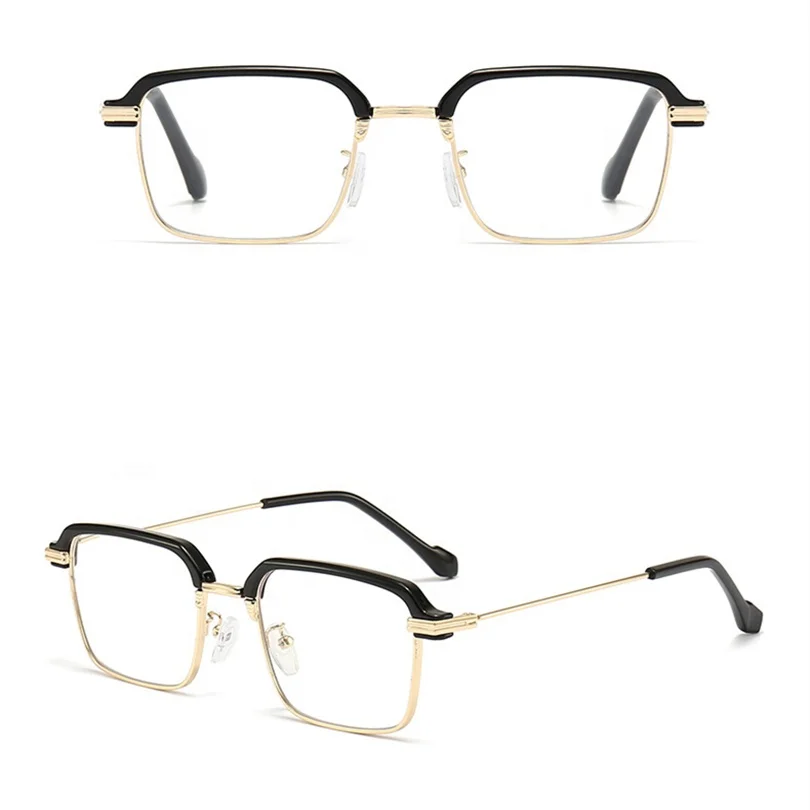 photochromic men black eyebrow rectangle stainless lunettes photogrey pour homme 2025 new glasses multifocal progressive for men