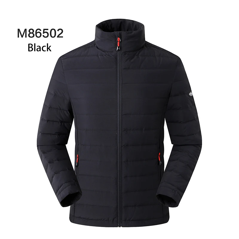 
Winter Zipper Style Fashion Wholesale Quality Light Duck Down Hiking Ski Down Jacket 